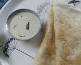 A picture of step 3 of Coconut chutney with Dosa.