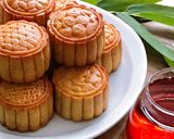 Hình bước làm 6 của món 💚 Bánh Trung Thu Nhân Đậu Xanh Trứng Muối Mini 50gr