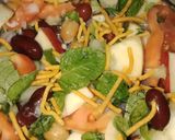 A picture of step 4 of Healthy chana chaat.