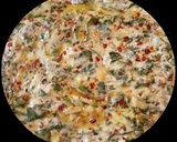 A picture of step 7 of (#name)  Spinach flavored Indian flat bread.
