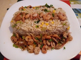 جمبري بالارز المقلي 🍝🍴