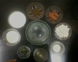 A picture of step 1 of Charnamrit.