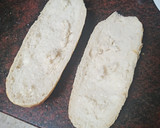 Foto del paso 3 de la receta: Bocadillo de tortilla vaga de papas de paquete y jamón serrano con lechuga, tomate y aguacate