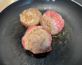 A picture of step 3 of Stuffed Meatballs.