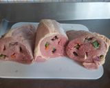Foto del paso 1 de la receta: Lomo de Res Puyado con salsa y finas hierbas