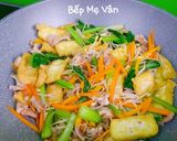 Hình bước làm 1 của món Bún xào