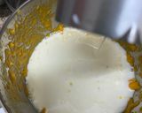 A picture of step 2 of Alphonso mango cream popsicle /kids favorite dessert.