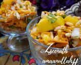 A picture of step 3 of Mango Bhel.