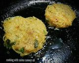 A picture of step 4 of Vege pancake #ramadankitayari.