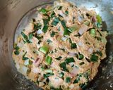 A picture of step 3 of Leek paratha.