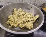 A picture of step 2 of Fenugreek leaves lotaru.