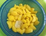 Hình bước làm 3 của món 🍑🍑🍑 Công thức đào ngâm 🍑🍑🍑