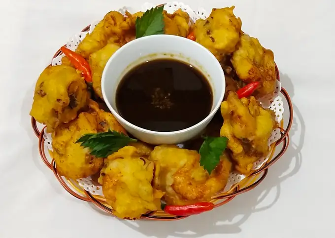 Langkah-langkah untuk membuat Cara bikin Godo-godo Udang Plus Daun Bawang Ala Rumah Kami