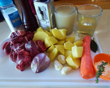Foto del paso 1 de la receta: Estofado de galta de ternera (olla express)