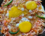 A picture of step 5 of Afghani style Omelette.