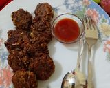 A picture of step 9 of Masoor mocha pakoda.