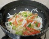 A picture of step 2 of Colourful Schezwan Noodles.