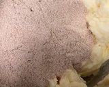 A picture of step 2 of Ragi Choco cookies.