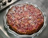 Une image de l'étape 11 de Tarte sans pâte aux amandes et groseilles rouges.