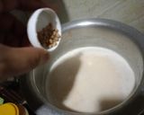 A picture of step 2 of Carrot Kheer.