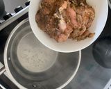 A picture of step 4 of Caribbean soup 🍲.