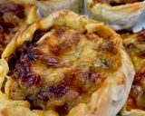 Foto del paso 5 de la receta: 🥘TARTELETAS Y CANASTITAS 🥘 DE COLIFLOR🥘🧀🥕🧅🥕🧀ZANAHORIAS🥕 Y 🧅CEBOLLA🧅