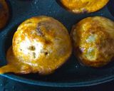 A picture of step 3 of Kuttu atta ke Alu Vade in appe maker.