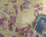 Foto del paso 7 de la receta: Pescadilla en papillote con salsa cremosa de piquillos al coñac (sin horno)