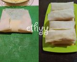Foto langkah ke 2 dari resep Lumpia kacang hijau keju.