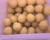 Foto langkah ke 3 dari resep Onde Ubi Ungu Isi Kacang Hijau.