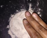 A picture of step 2 of Jawar ki Roti.