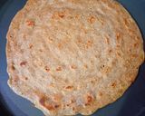 A picture of step 2 of Buckwheat Chilla.