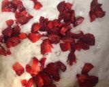 A picture of step 3 of Strawberry puff puff.