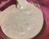 A picture of step 6 of Coconut Tres Leches Cake.