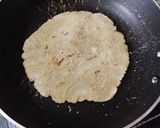 A picture of step 6 of Jowar bhakri with Cauliflower Sabji.