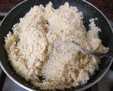 A picture of step 1 of Semolina tukra halva/ special.