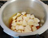A picture of step 4 of LASANIYA BATATA nu SHAAK...