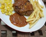 Foto langkah ke 7 dari resep Steak ampas kacang merah saus kacang merah.