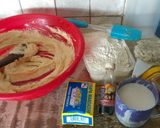 A picture of step 2 of Sweet potato cake #baking contest.