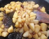 Une image de l'étape 4 de Aumônière de crêpe pomme 🍎 poire 🍐 chocolat 🍫.