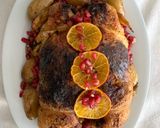 Foto del paso 6 de la receta: Pollo relleno de membrillo, manzana y cebolla🎄