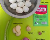 Foto langkah ke 1 dari resep Semur Ayam, Tahu & Telur Puyuh.