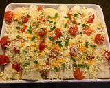A picture of step 4 of Tofu chilli enchiladas:.