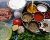 A picture of step 2 of Tawa Qeema.