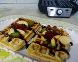 A picture of step 7 of Waffles recipe /how to make perfect waffles.