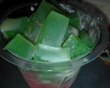 Foto langkah ke 3 dari resep Es agar semangka susu cocopandan.
