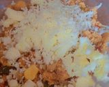 A picture of step 3 of Fusion fire paratha.