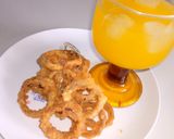 A picture of step 9 of Deep-fried Onion Rings #deepfriedsnacks.