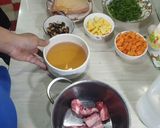 Hình bước làm 1 của món Đơn giản với món súp gà dễ nấu