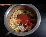 A picture of step 3 of Bhel Puri.